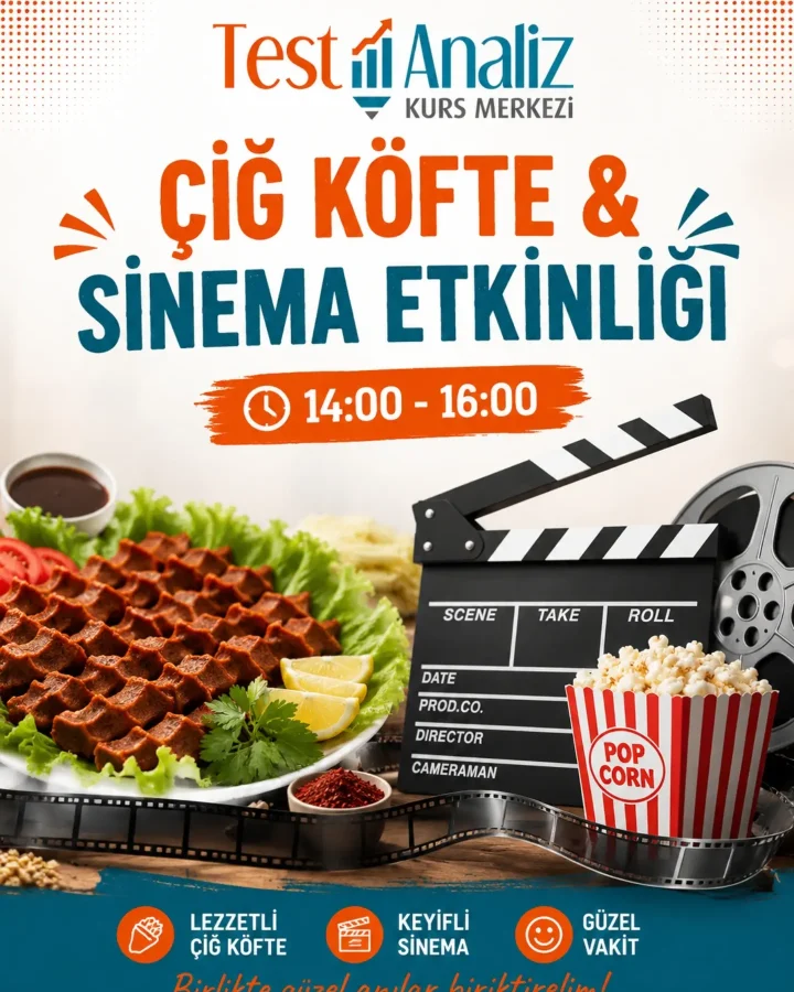 Çiğ Köfte ve Sinema Etkinliği